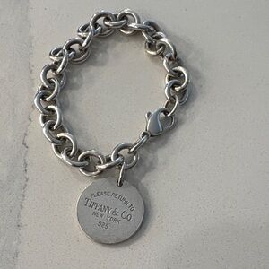 Return to Tiffany & Co. Sterling Silver Charm Bracelet